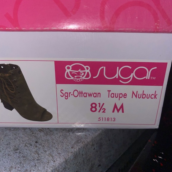 👢Sugar Ankle Peep Toe Booties - Picture 8 of 8